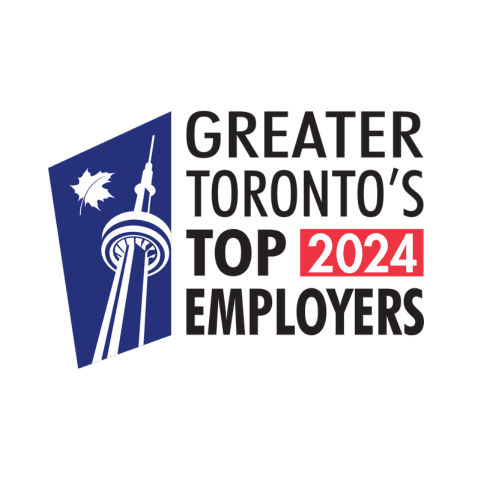 Logo for Greater Toronto's Top 2021 Employers.