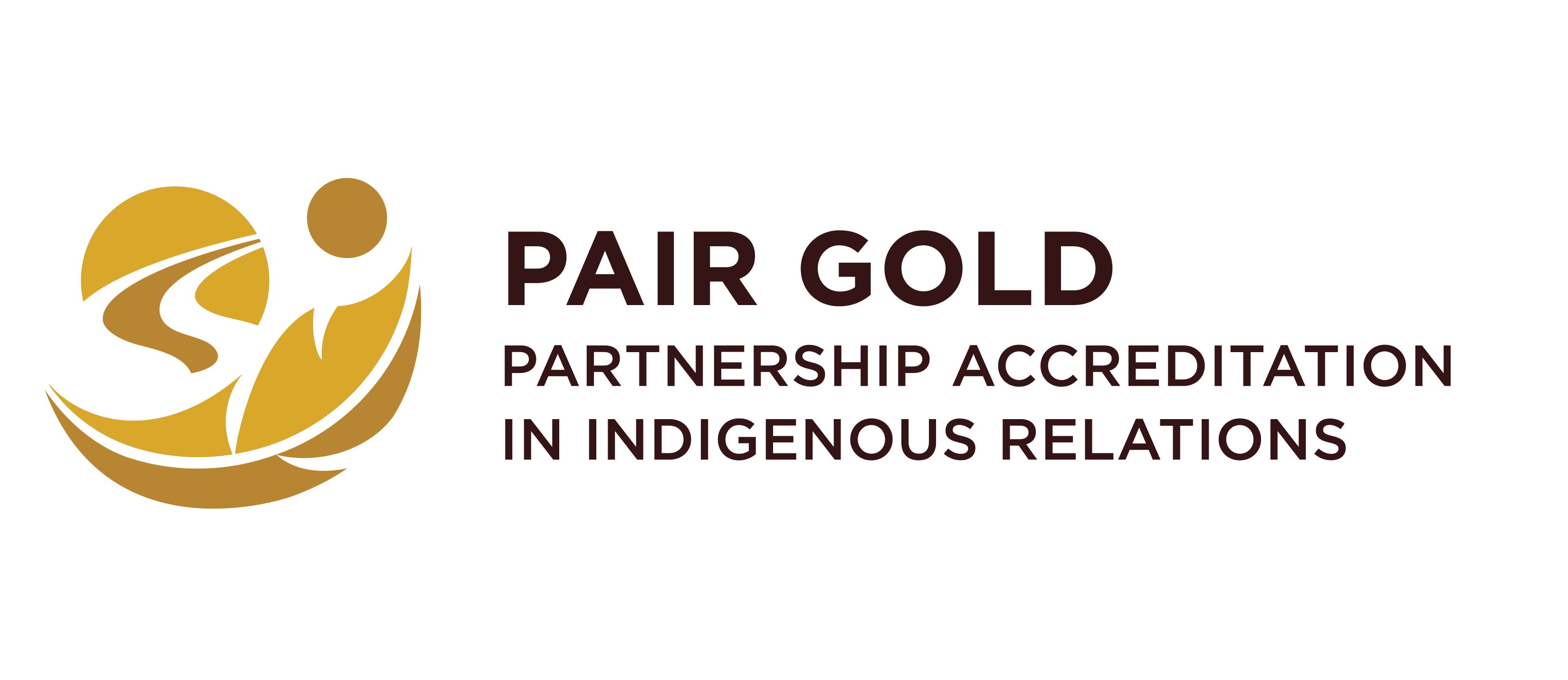 Logo for the Canadian Council for Aboriginal Business's Gold Progressive Aboriginal Relations Designation